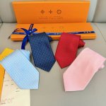 Men's tie series L-letter logo tie, rare and ideal choice to show exquisite craf