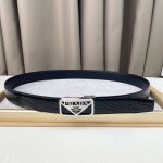 Men's Prada, Soft And Delicate, Versatile And Elegant, Width 3.5 Cm, Official We