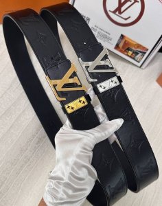 Belt: Louis Vuitton Top Replica - Belt: 100% imported top-grain cowhide, genuin
