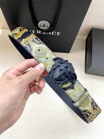 Special Width 4.0 Cm Versace This Palazzo Belt Is Made From Cowhide Leather, Fea - Click Image to Close