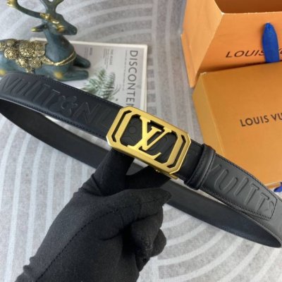 Lv special leather belt automatic belt series, original hardware boutique stainl