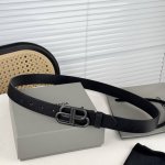 Balenciaga Suitable for both men and women. Width: 3.0 cm. Vintage single-layer