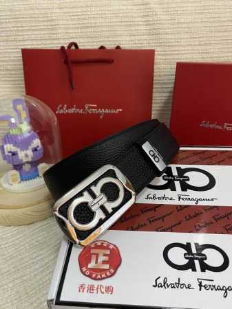 Product Name: Ferragamo Original Belt Material: Original Leather Belt, 100% Genu - Click Image to Close