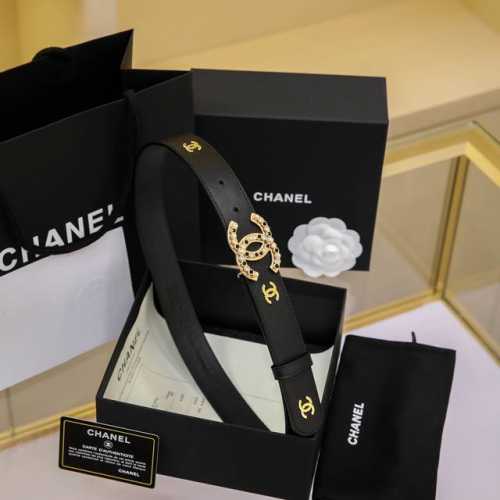Chanel 24S Cc Pearl And Crystal White And Black Letter Logo Buckle Brass Metal C