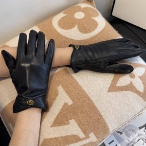 2025 New Exclusive First Release Touchscreen Gloves Gucci New U-Open Bow High-En