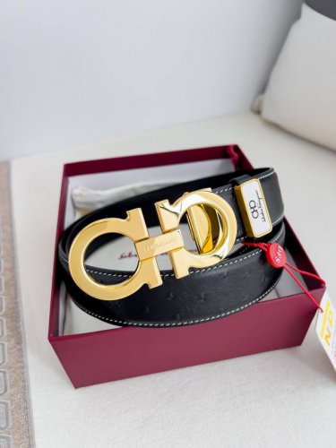 Product Name: Ferragamo Belt. Ferragamo Belt Original Model Buckle Pure Copper M