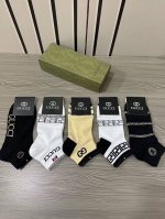 Special Gucci Gucci G new socks, one box of five pairs of jacquard classic logo,