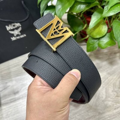 Special Mcm, 40Mm Wide, Double-Sided Genuine Calf Leather, Paired With A Single