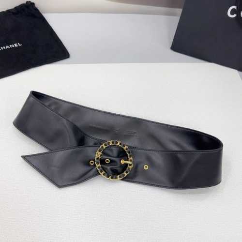 5.0 Cm Chanel Belt, Double-Sided Top-Grain Lambskin, Length: 75, 80, 85, 90, 95,