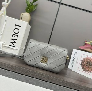 Low Pleated Shiny Nappa Leather Puffer Goya Handbag, inspired by the Goya aesthe