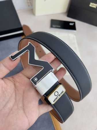 Product Name: Montblanc Original Belt Model: Buckle New Original Classic Boutiqu - Click Image to Close