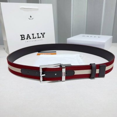 Bally , same style as in Bally boutiques. Made with webbing fabric and double-s
