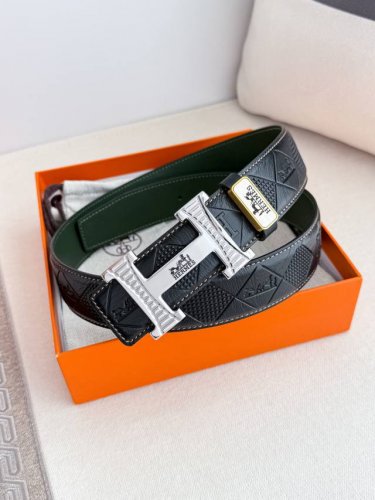 Product Name: Herm S Belt, Original Single Model: Buckle, Classic Pure Steel Buc