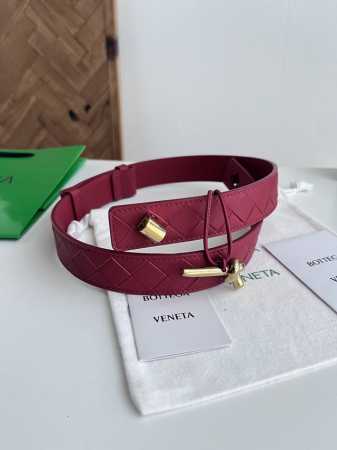 Bv 2025 Newest Women's Woven Andiano Belt, Handmade Intreccio Large Check Woven - Click Image to Close