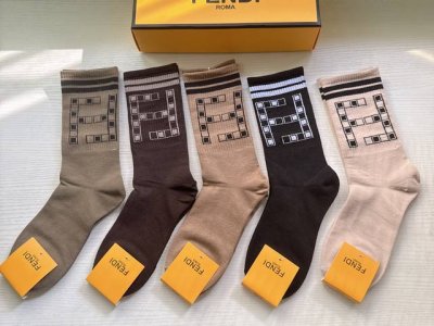 Special Fendi Ff new stockings, five pairs per box, with the classic double F l