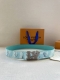4.0 Wide Lv Aqua Double-Sided Belt Brings A Modern Twist To Traditional Design.