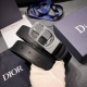 Special Dior width 3.5Cm new men's waist practical and embellished belt, importe