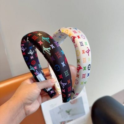 with packaging Lv Louis Vuitton classic new headband, fashionable and cute wide-