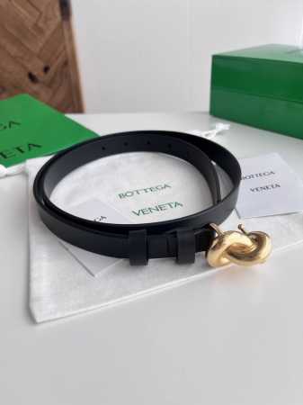 Bv 2025 latest women's flat belt double-sided Italian calfskin with a knot desig - Click Image to Close