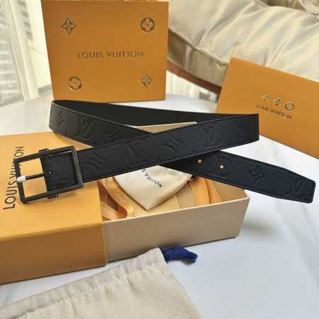 Original Packaging L0Uis Vuitt0N New Season Men's Original Single-Piece Belt, 35 - Click Image to Close