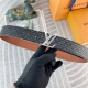 Lv Special Leather Belt Series, Original Factory Premium Stainless Steel Drill B