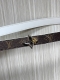 2.0 width, new style of the season, double-sided belt with imported cowhide on o