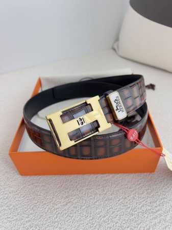 Product Name: Herm S. Her.. Mes Automatic Buckle Belt Model: Automatic Buckle, P - Click Image to Close
