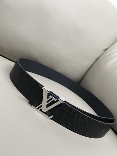 Special Lv Louis Vuitton 4.0 Heat-Pressed 3D Calfskin High-Quality Steel Buckle