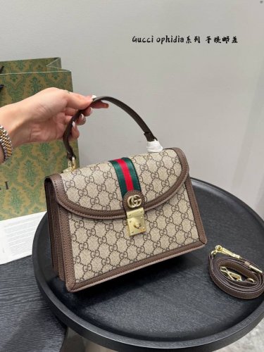 Gift box packaging Gucci SS22 Ophidia series new monogram handbag, durable and r