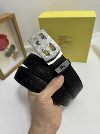 Product Name: Burberry Automatic Belt Material: Genuine Leather Belt Made From T - Click Image to Close