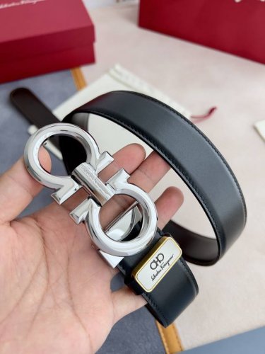 Product Name: Ferragamo Belt, Original Single Model: Hanging Buckle, Original Ne