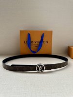 2.0 Width This Lv Iconic Double-Sided Belt Features The Iconic Iconic Buckle, Pe