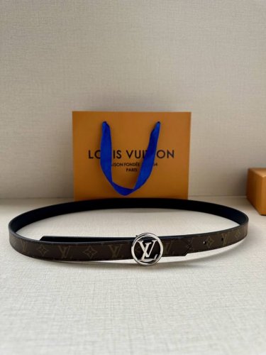 2.0 Width This Lv Iconic Double-Sided Belt Features The Iconic Iconic Buckle, Pe