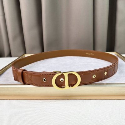 ior 23Dior Logo Classic. 3.0Cm Boutique Dior Checkered Belt All-Match Classic