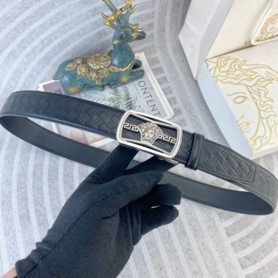 Versace Special Leather Belt Automatic Buckle Series, Original Factory Premium S