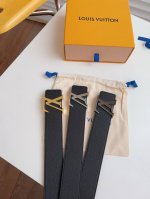 Popular Lv Width: 4.0cm New top-grain cowhide strap with a new exquisite steel