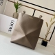 Lw The new small soft grain cowhide Puzzle Fold Tote features a lightweight, geo