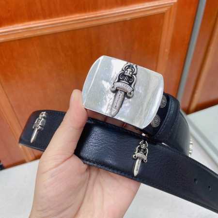 Chrome Hearts detachable pure copper silver-plated 925 buckle, with imported ori - Click Image to Close