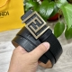 Special Fendl Fendi Width 38Mm Double-Sided Original Calfskin With Single Ruthen