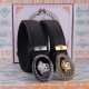 Belt: Versace Original Cowhide Belt Men's Belt: 100% First-Layer Cowhide Belt, G