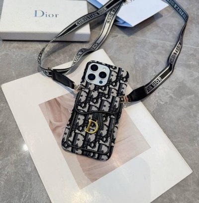 Dior Saddle Bag Card Holder Phone Case, can hold cards, documents, can be used a