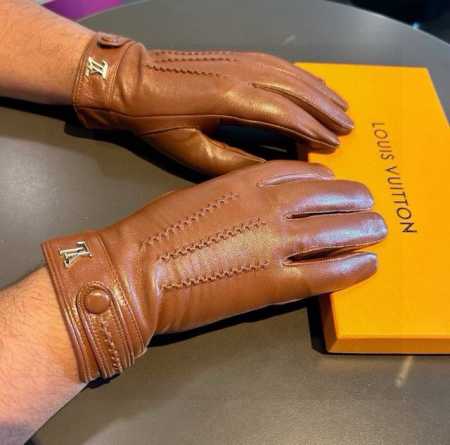 2025 New Exclusive First Release Touchscreen Gloves Men's Gloves Louis Vuitton M - Click Image to Close