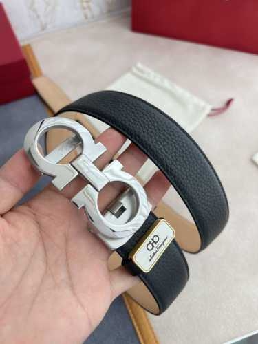 Product Name: Ferragamo Automatic Belt, Belt Model: Pure Steel Automatic Buckle,