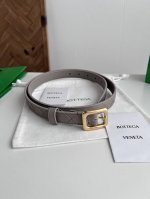 Bv 2025 Newest Women's Braided Belt, Handmade Intreccio Large Grid Braided Doubl