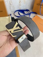 Product Name Lv..Louis..Vuitton Belt Original Model Buckle Classic Pure Steel Ma
