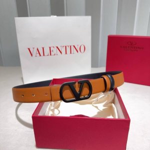 Valentino . Crafted from double-sided Nappa leather with a pure copper buckle,