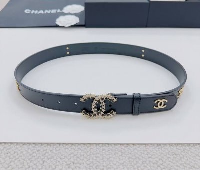 3.0Cm Chanel Official Website New Double-Sided Original Calfskin Length 75.80