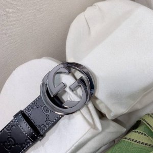 New, Gucci men's belt counter hot selling belt first layer cowhide with full pa