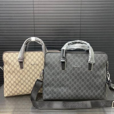 Gucci Gucci Gg handbag men's briefcase computer bag classic versatile real shot
