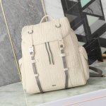 This Dior Hit The Road flap backpack blends modern style with Dior's couture spi